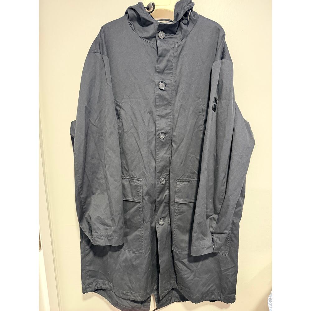 NWT 7 for all mankind Italy Navy Cotton Parka Coat XL Retail $528